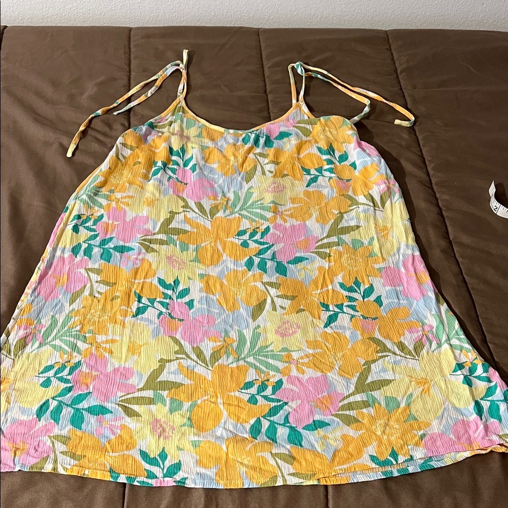 Billabong Pastel Floral Pattern Dress